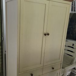 Wood Armoire 