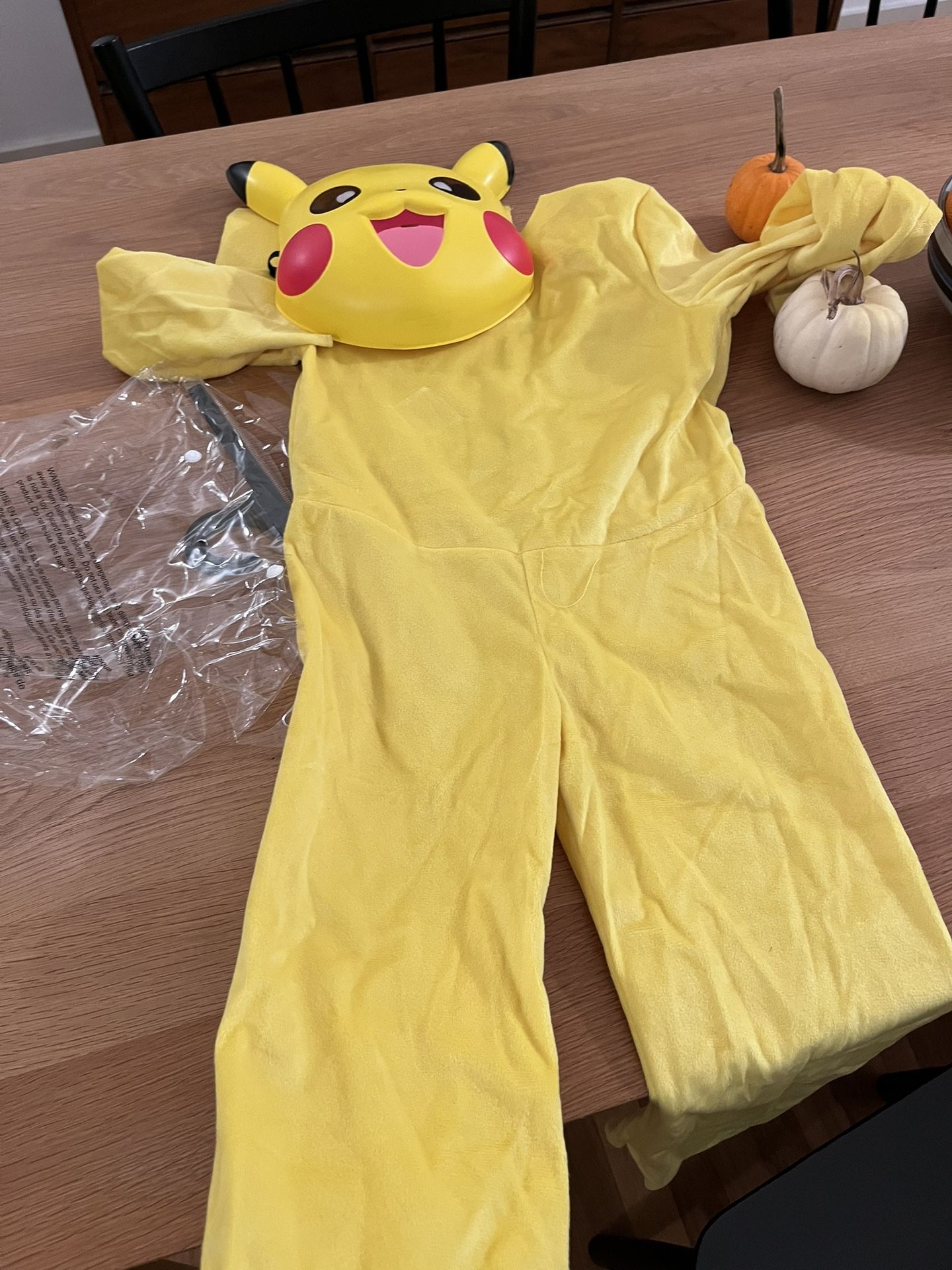 Pikachu Costume Child Small 4-6