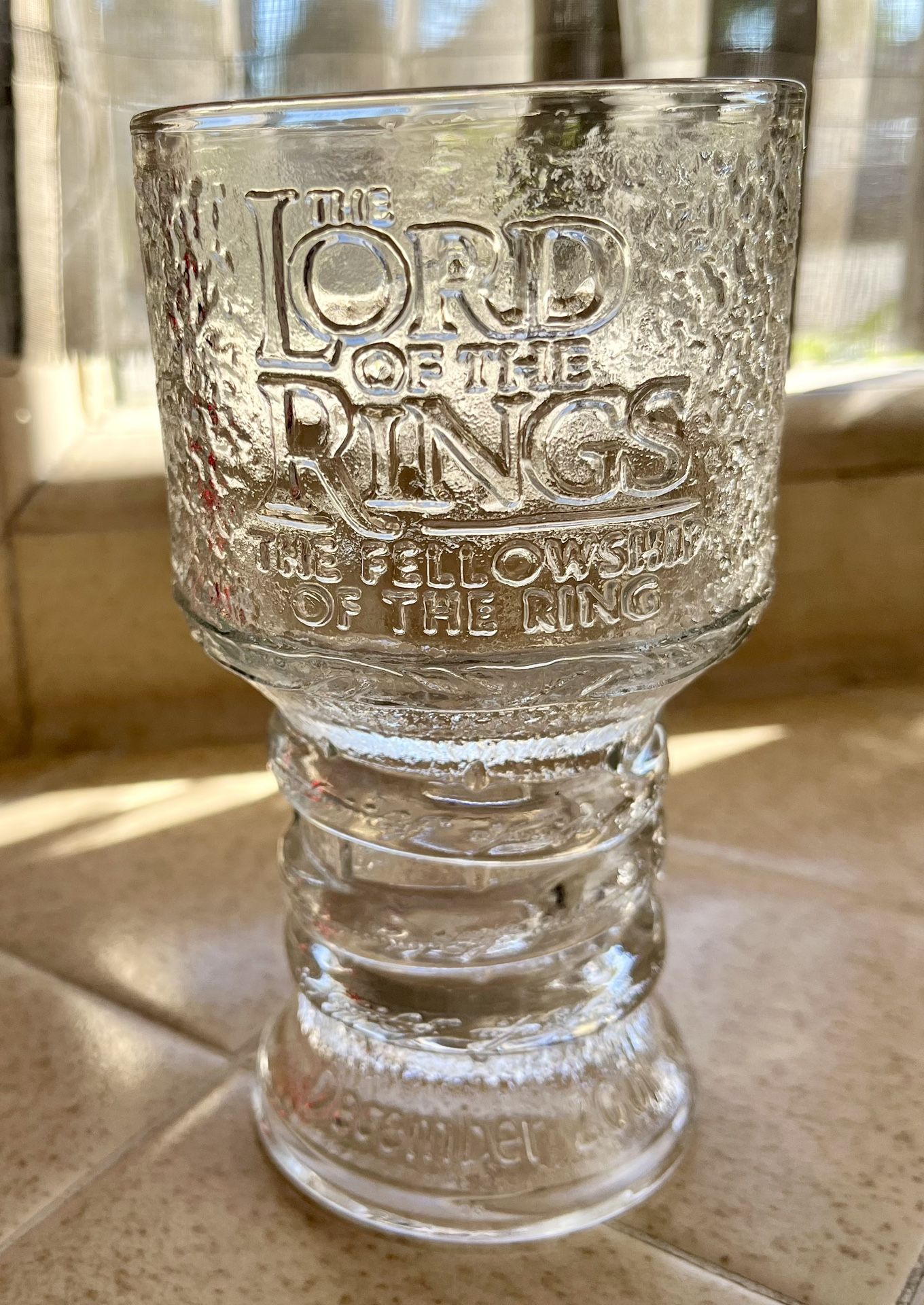 Lord of the Rings 2001 Goblet