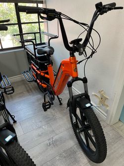 Brand New In Box HOVSCO HovCart Family E-Bike 20" Fat Tire Cargo E-Bike