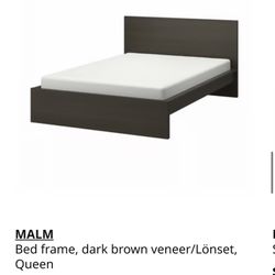 IKEA Queen Bed Frame Black