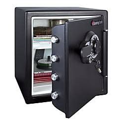 Sentry Safe Fire Safe Combination Safe, 1.23 Cu Ft Capacity