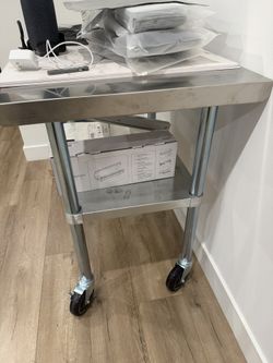 Heavyduty Stainless steel prep Table