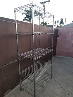 NSF COMMERCIAL 5 SHEVELS RACK
