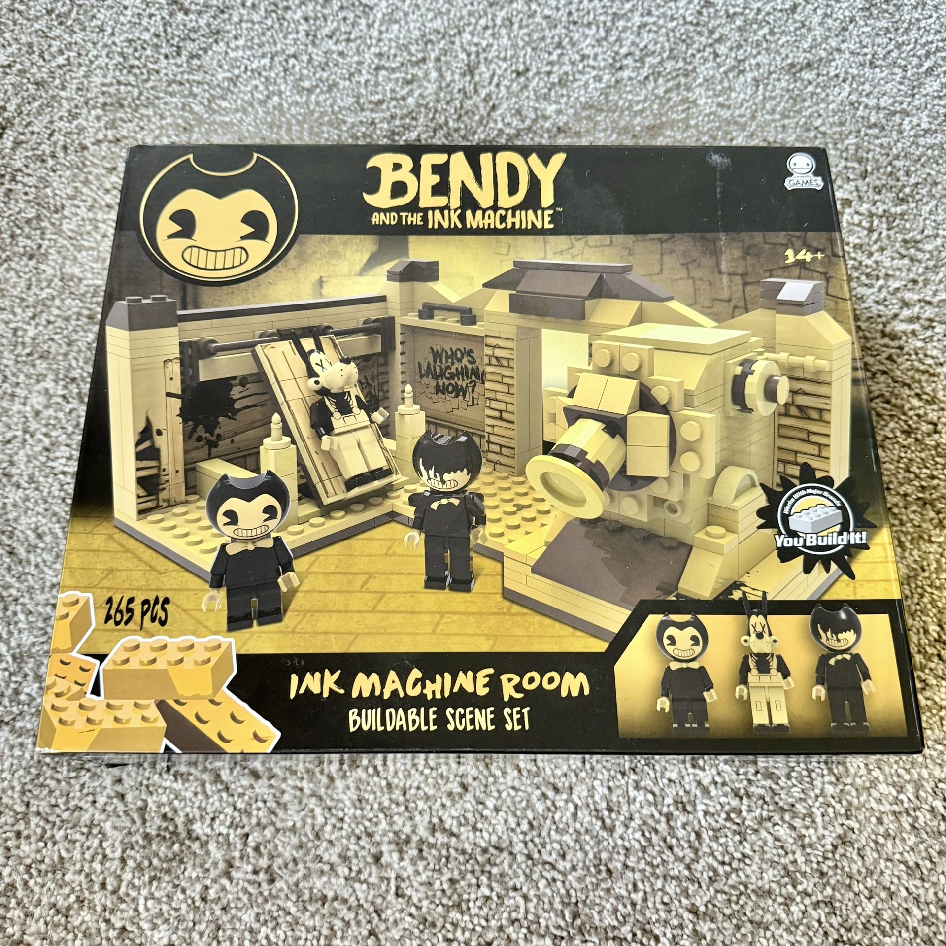 Copper Top 16720 Bendy And The Ink Machine Scene Set 265PCS Blocks
