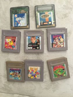 Game Boy color and black and white game $10-$5 each