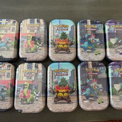 Mini Tin Set X2 Pokemon Cards 