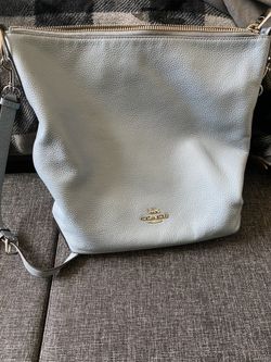 Light Blue Coach Purse
