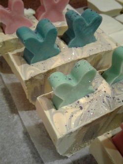 Easter bunny soap