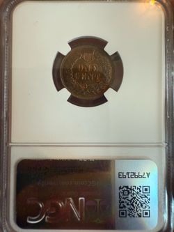 NGC 1904 Indian Head Cent MS63