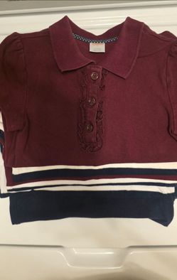 Uniform shirts, dress and sweater