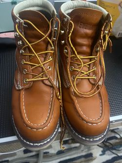 Mens leather work boots
