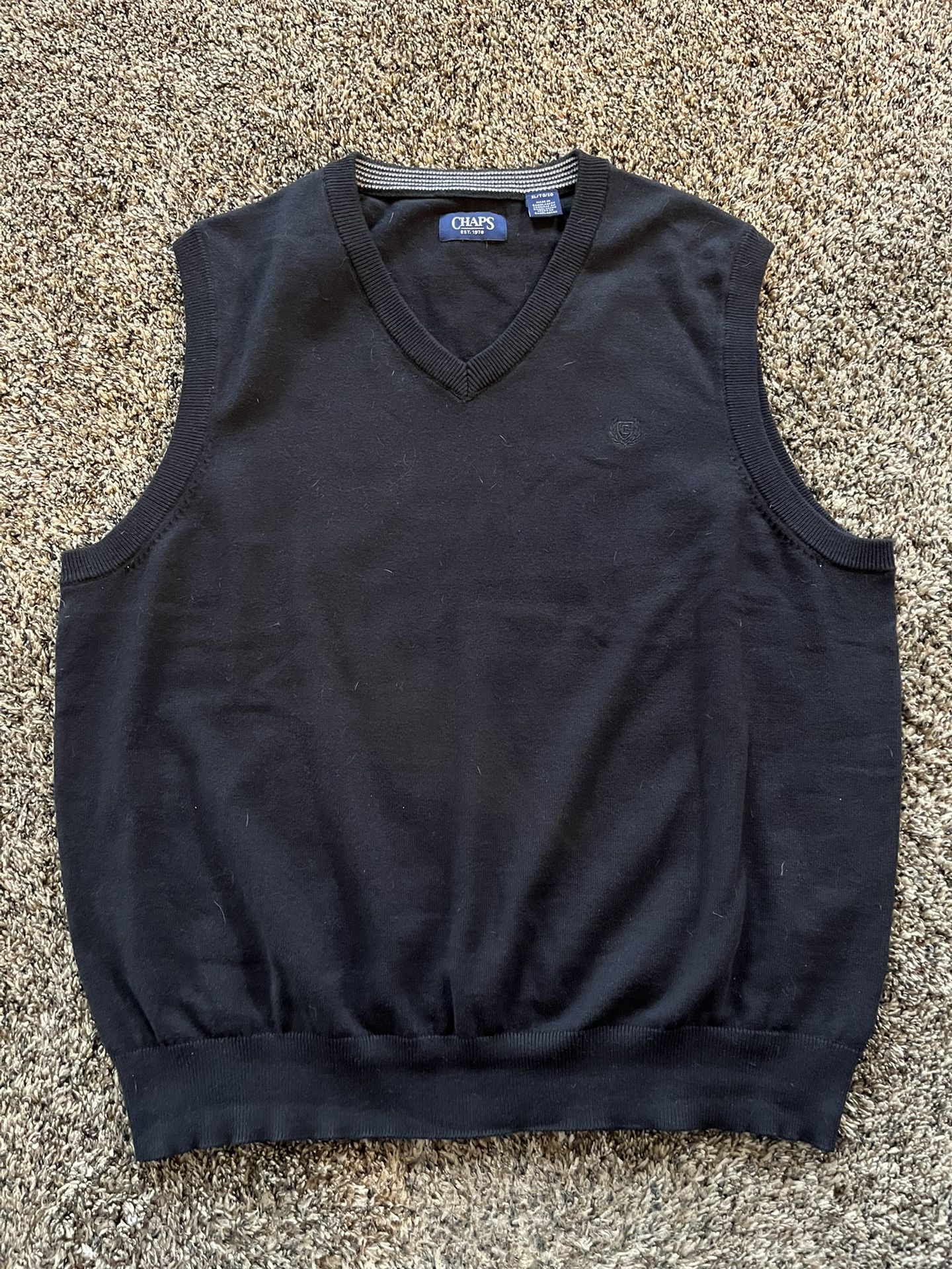 Men’s Chaps Sweater Vest, XL