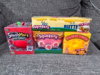 Squishy Toy Bundle – SmushMart & Squeeezy Set