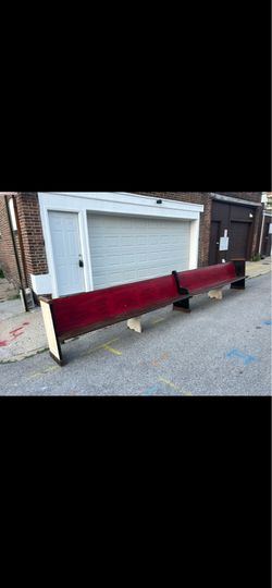 Double church pew