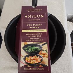 Anolon- Advanced Home 2-piece Hard-Anodized pan set