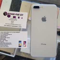 Unlocked White iPhone 8 Plus 64gb
