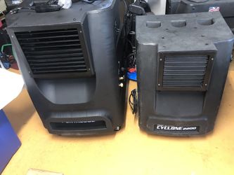 Party equipment tents, cooling fans and more