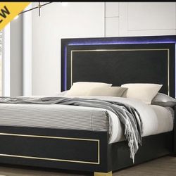Queen Size Frame And Mattress
