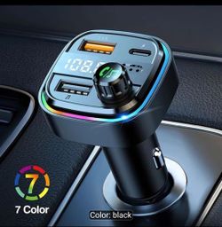 Car Bluetooth FM transmitter fast charger".