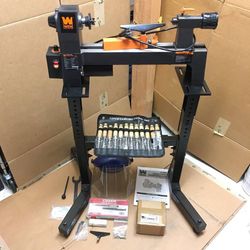 WEN Variable Speed Woodworking Lathe model 3421 Stand Accessories