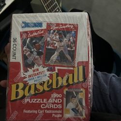 1990 Donruss baseball card unopened