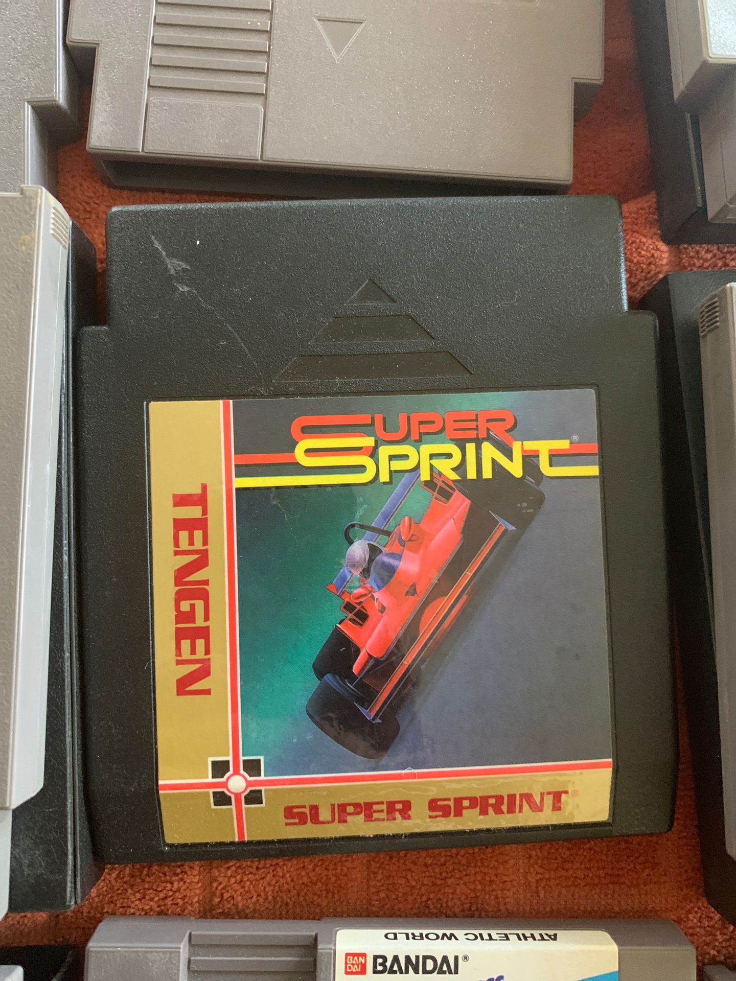 Super Sprint Nintendo NES Game