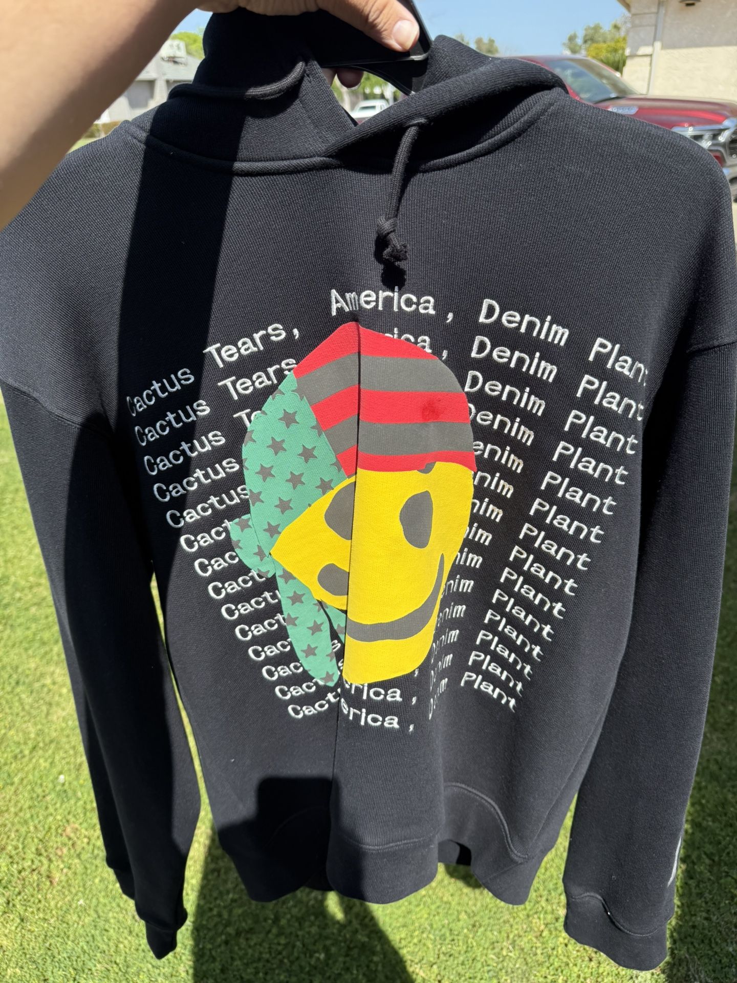 Catch’s Plant Flea Market X Denim Tears Collab Hoodie.