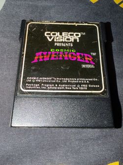Coleco Vision Cosmic Avenger Video Game Cartridge Loose No Box Works Great Used.