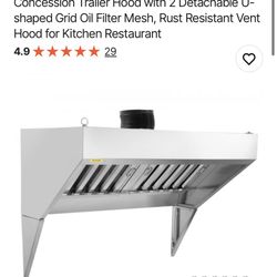 Commercial Exhaust Hood 