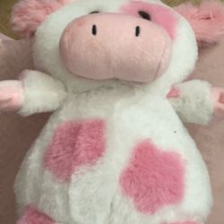 Pink  And White Cow 