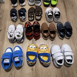 Lot Of 13 Toddlers Shoes Size 7C