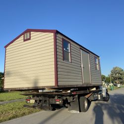 Sheds Relocated , Movemo Casita De Patio Container Rv Trailer Crane Available 