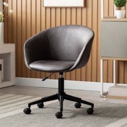 Modern Curved Back Barrel Office Chair - WOVENBYRD (set of 3)