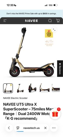 E Scooter $2,499 Value