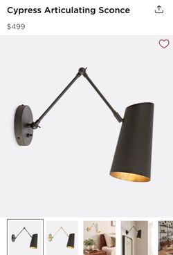 Rejuvenation Cypress Articulating Sconce