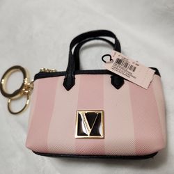 Brand New Pink Victoria's Secret Tiny Purse Keychain $18.00