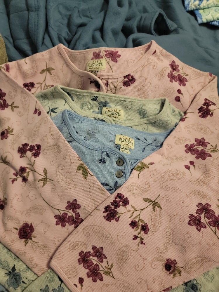 Classic Elements Long Sleeve Soft Cotton Shirts