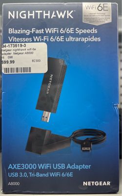 82300 NETGEAR NIGHTHAWK WIFI 6E ADAPTER