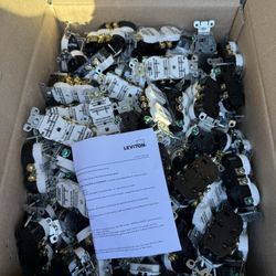 Leviton Tamper Proof Electrical Outlets 100 Available 
