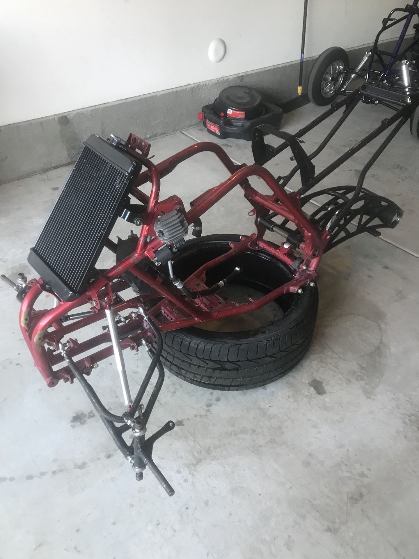 2004 Yamaha Raptor 660 frame