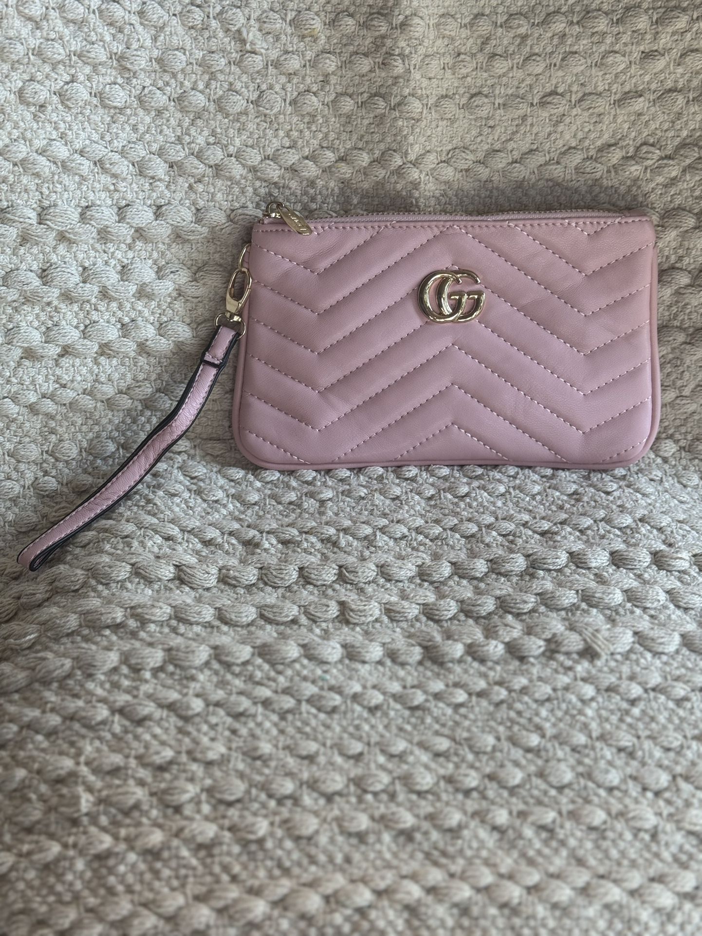 New Pink Clutch Wristlet