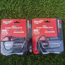 2-PC 18V Milwauke 48-11-1860 6.0 AH Batteries M18 XC18 New US Stock
G
