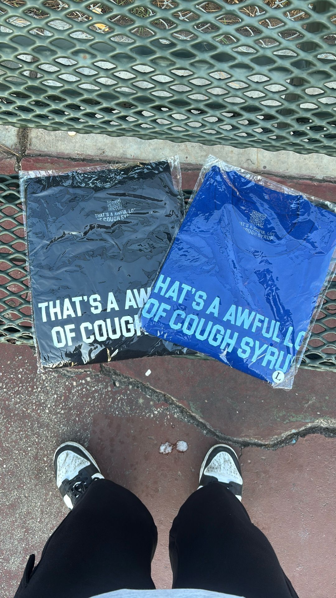 COUGH SYRUP SHIRTS (SIZES L)