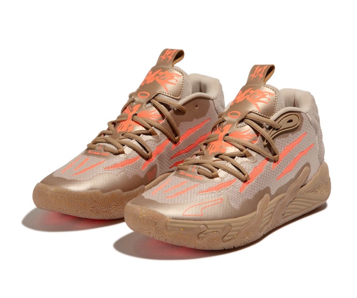 PUMA LaMello Ball Shoes Size 12 MB.03 Chinese New Year Gold