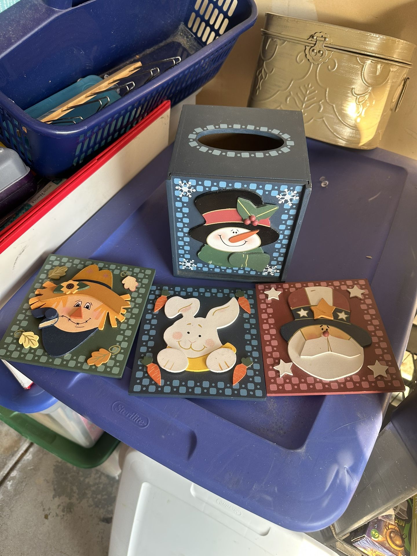 Tissue Box Interchangeable For The Seasons
