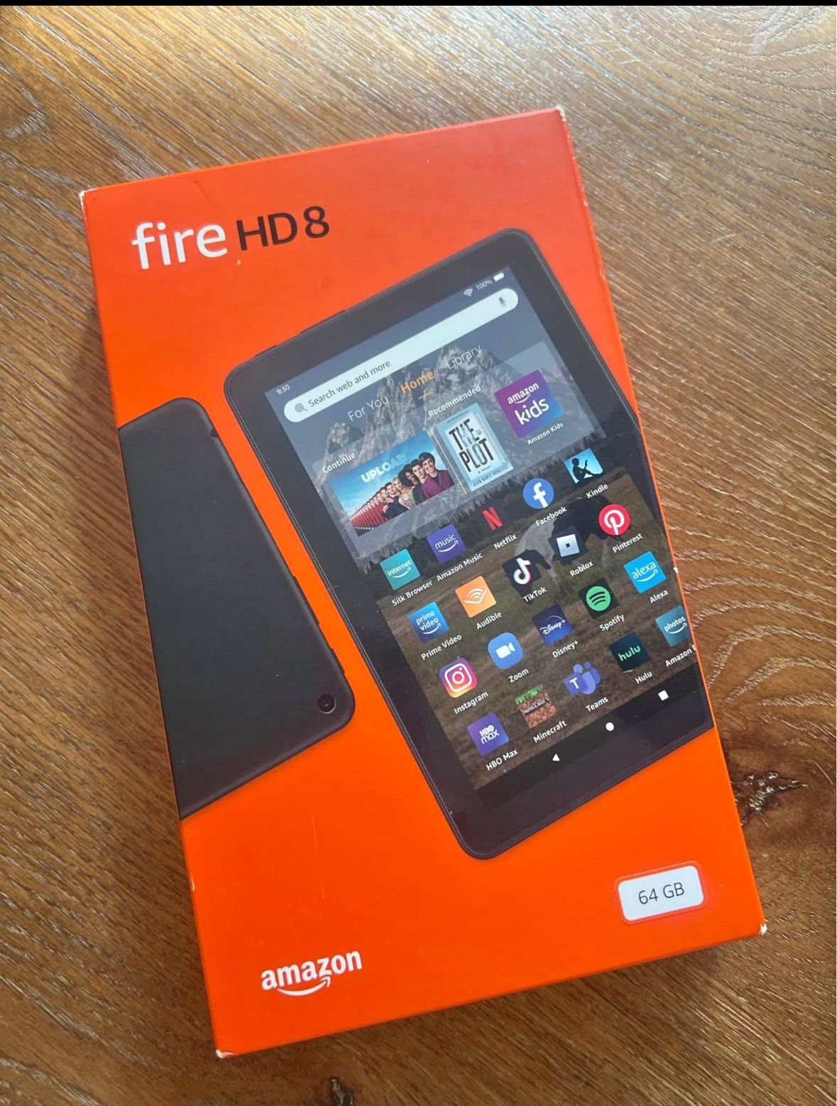Unopened brand new Fire HD8 Amazon Tablet 64 GB 8 inch.
