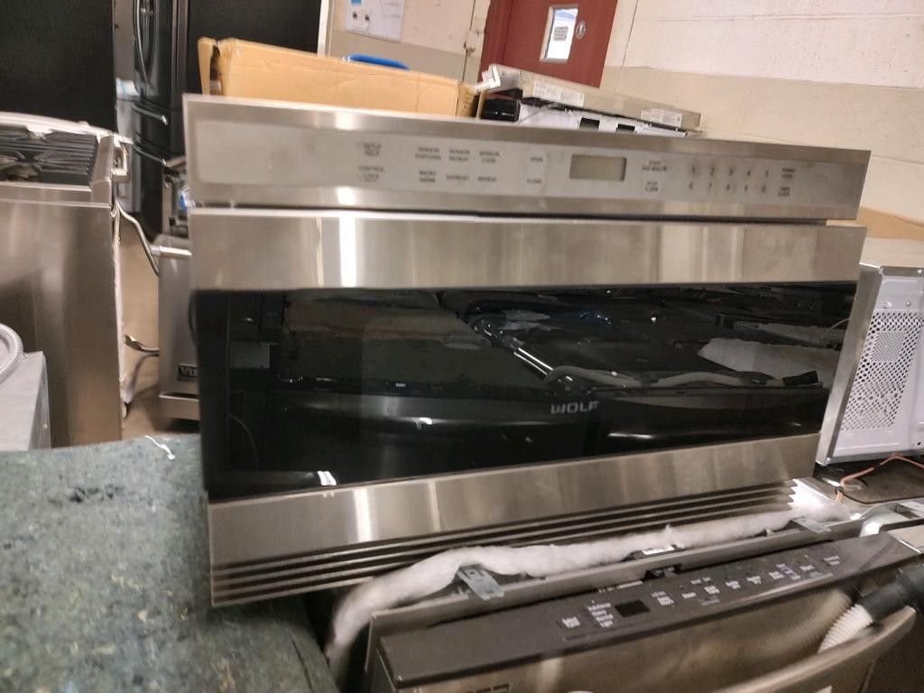 Wolf 24" Stainless Steel Built In Microwave Drawer