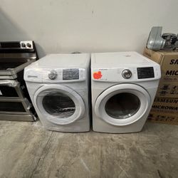 SAMSUNG WASHER AND GAS DRYER 