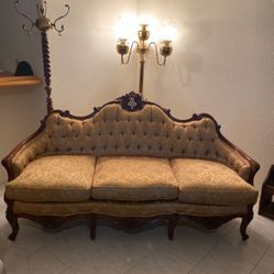 Antique Gold Sofa 